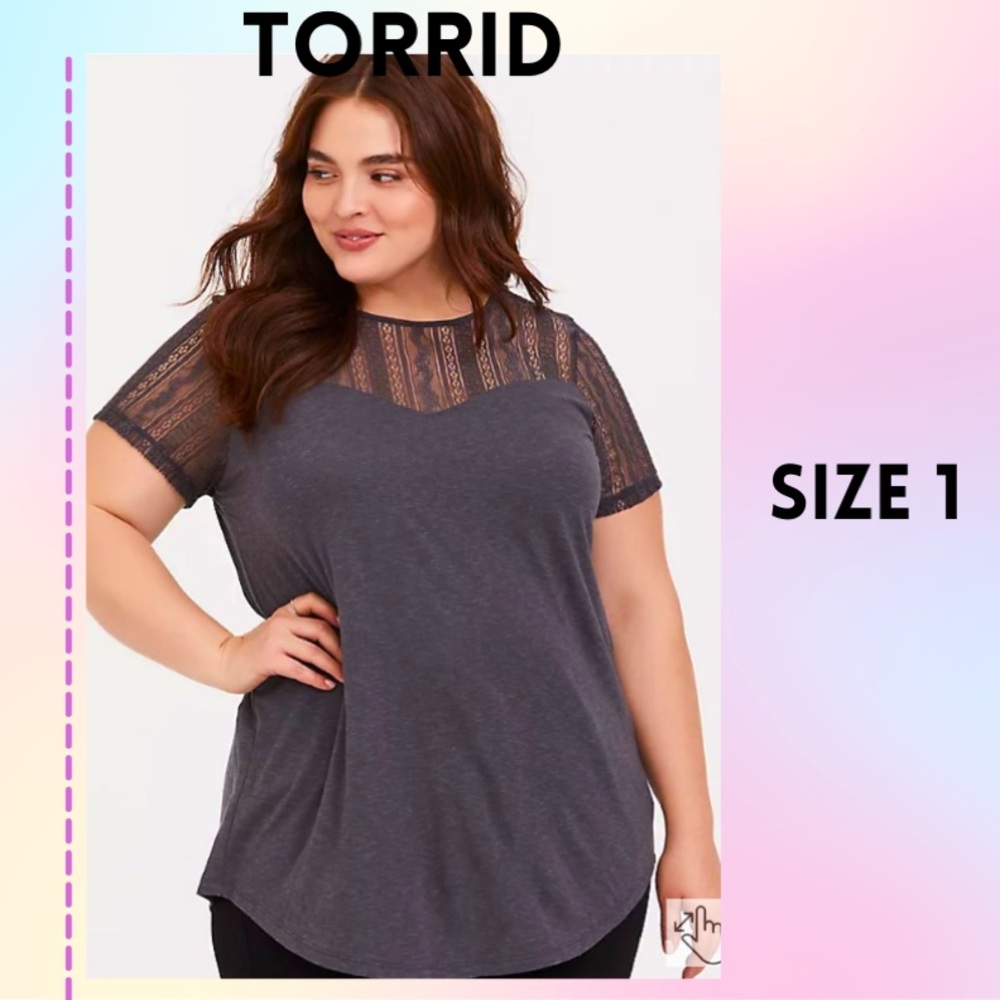Torrid Grey Everyday Shirt